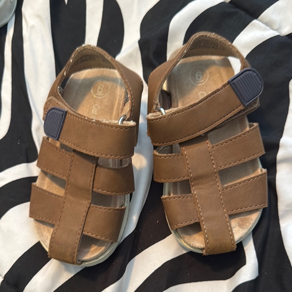 Brown Kids Sandals